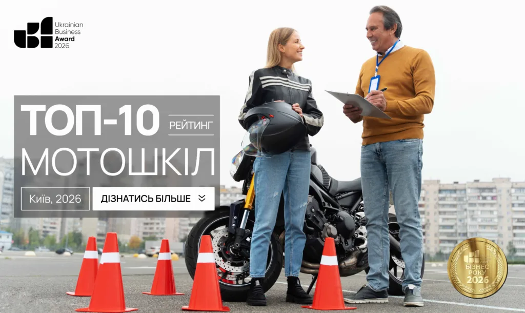 ТОП-10 МОТОШКІЛ М.КИЇВ 2026